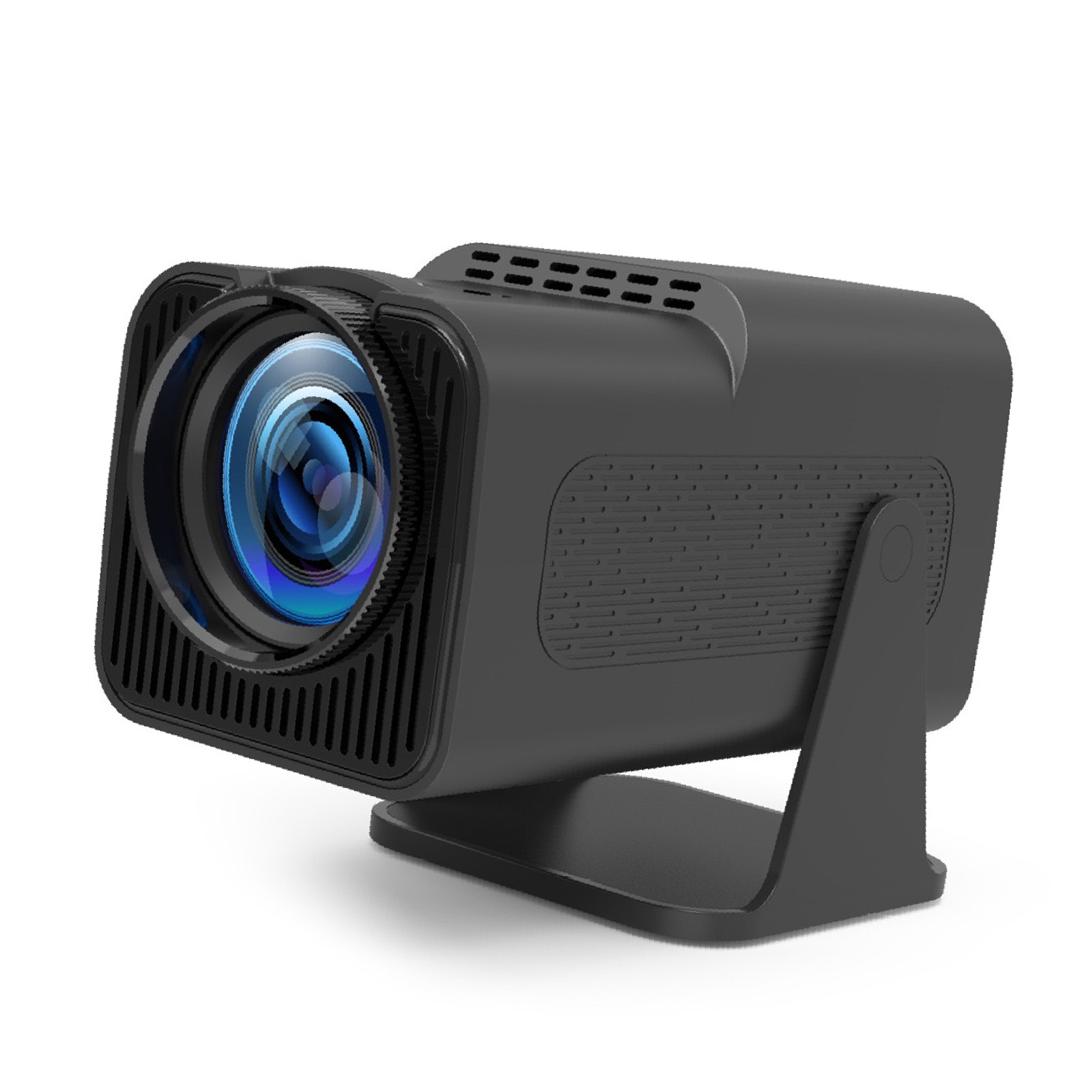 Projector HD For Home Theater Office 360 Degree Rotatable PTZ Portable Mini HY320 AU Plug 110‑220V Black photo 5