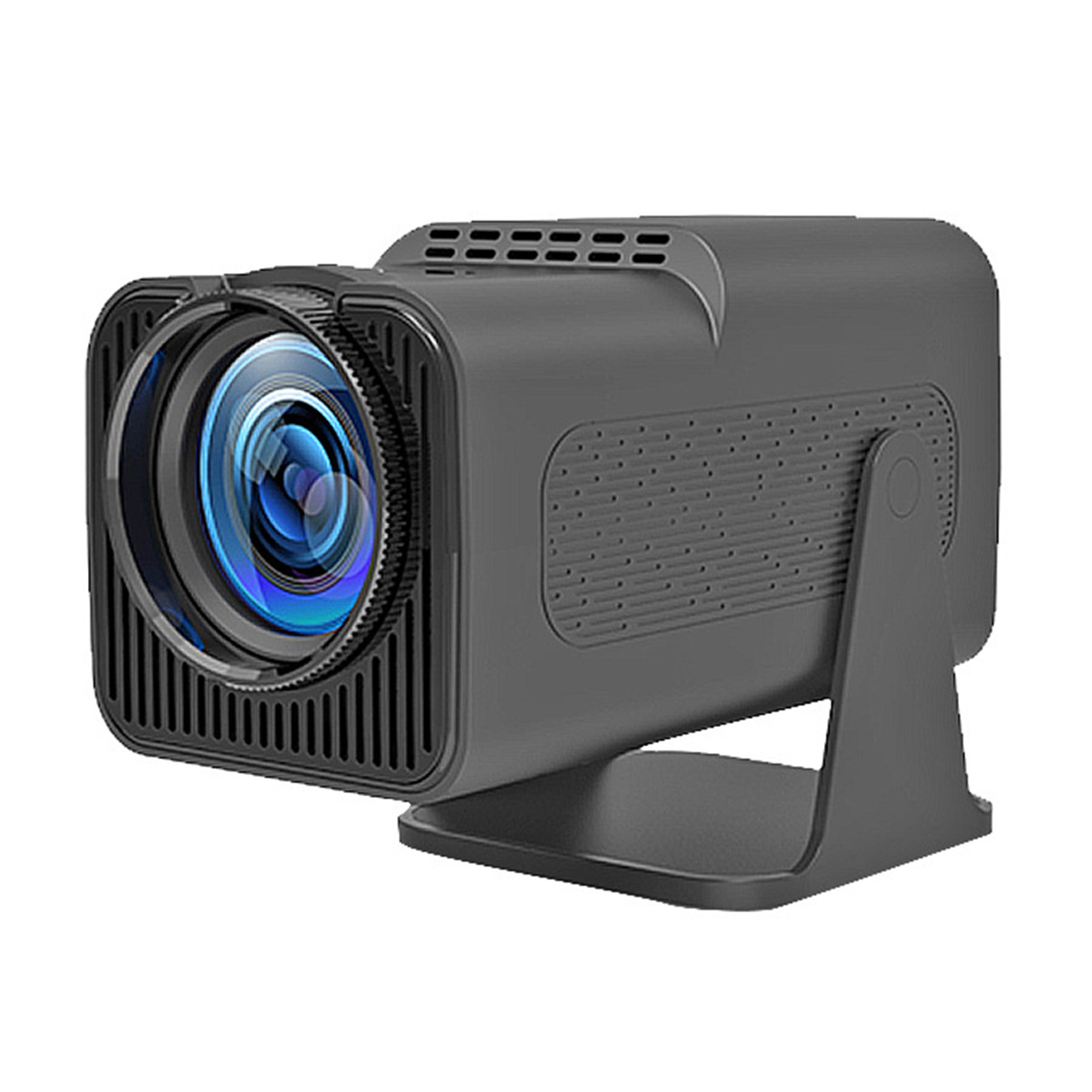 Projector HD For Home Theater Office 360 Degree Rotatable PTZ Portable Mini HY320 AU Plug 110‑220V Black photo 6