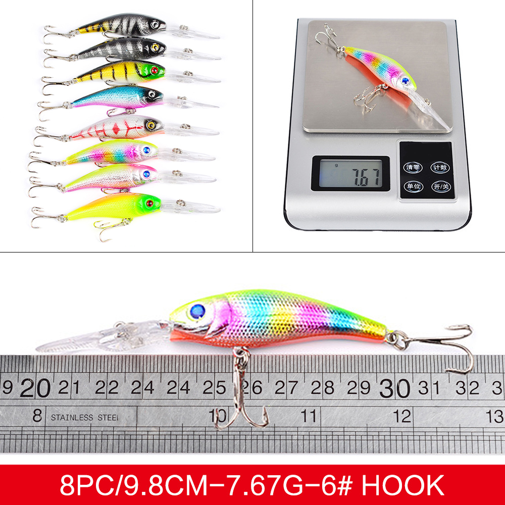 43Piece Fishing Lures Kit Soft Hard Fishing Lures Baits Set With Hooks For Saltwater And Freshwater Fishing Gear Gifts For Men photo 5