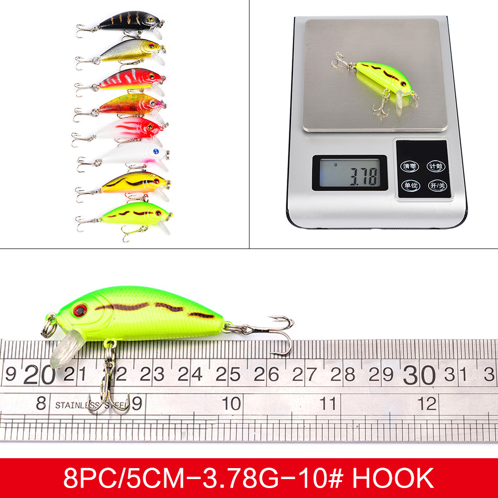 43Piece Fishing Lures Kit Soft Hard Fishing Lures Baits Set With Hooks For Saltwater And Freshwater Fishing Gear Gifts For Men photo 4