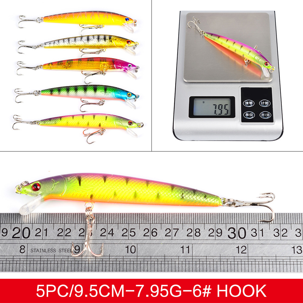 43Piece Fishing Lures Kit Soft Hard Fishing Lures Baits Set With Hooks For Saltwater And Freshwater Fishing Gear Gifts For Men photo 2
