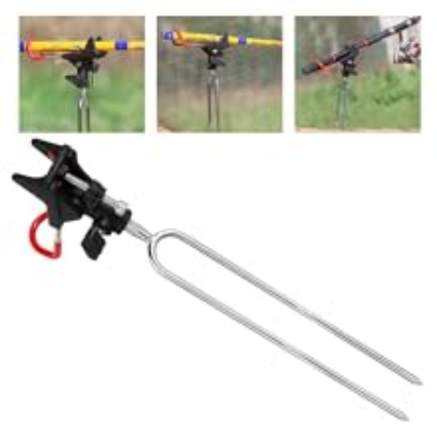 2 Fishing Rod Holders With Universal Joints For Floor Mounting—Party Accessories Set photo 2