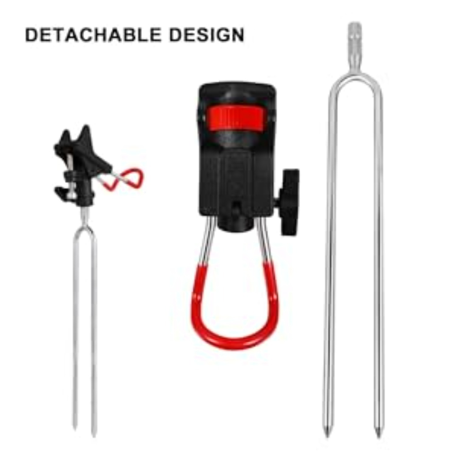 2 Fishing Rod Holders With Universal Joints For Floor Mounting—Party Accessories Set photo 3