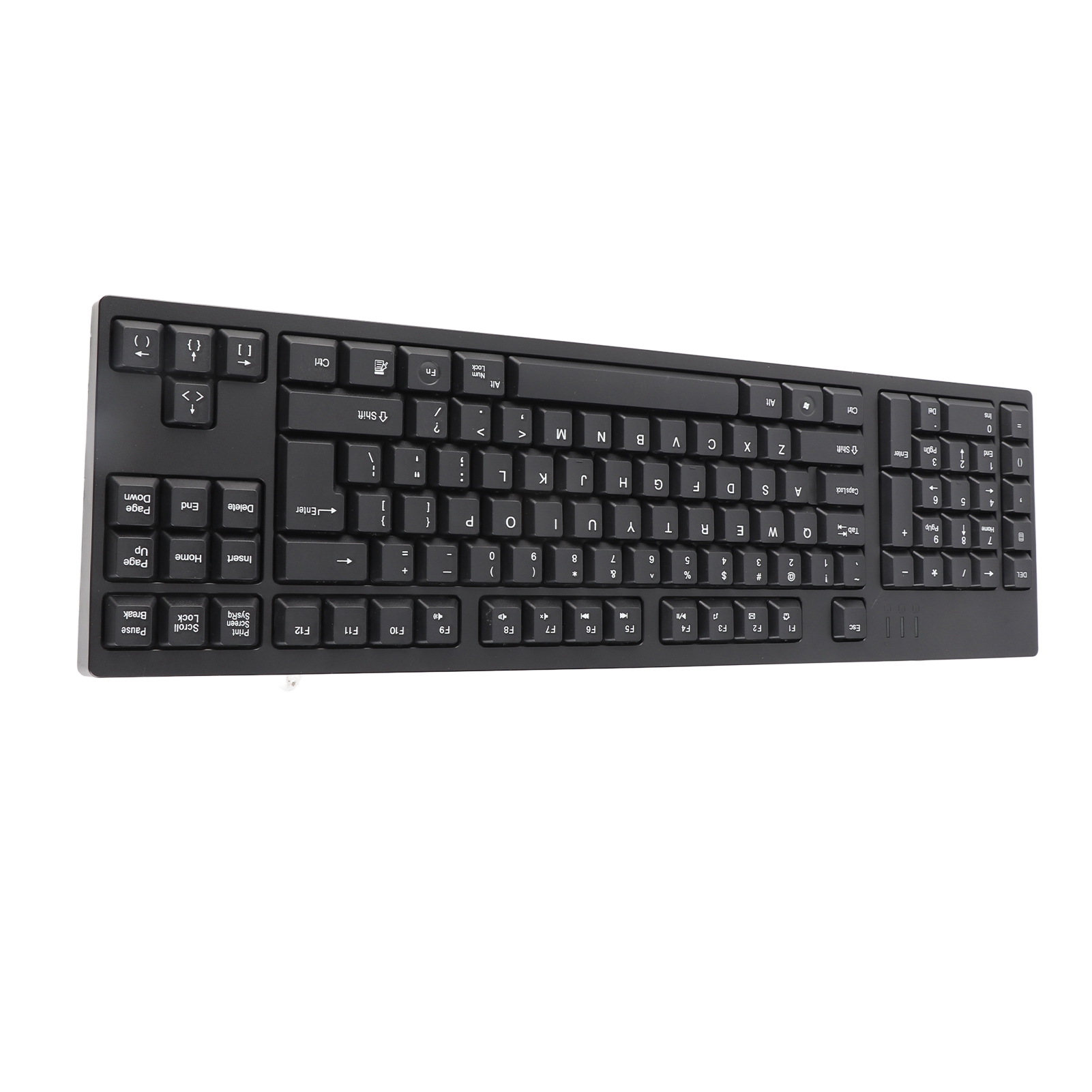 Left Handed Keyboard Ergonomic Full Size Dual USB Interface 109 Keys Keyboard For Computer Laptop photo 3
