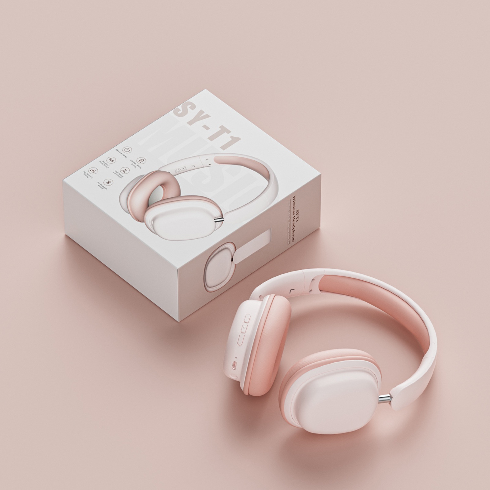 Wireless Headset Gaming BT5.3 Headphone Mic 3.5mm  20 Hours Foldable Earphone photo 4