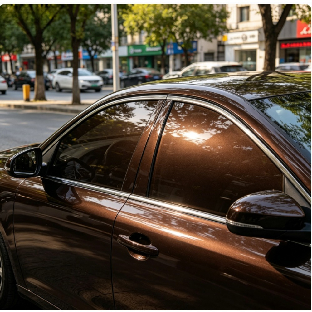 1 Set Of Car Window Tint Film, Medium Black, 35% Light Transmission, 75 Cm X 5 M—Party Supplies Set photo 3