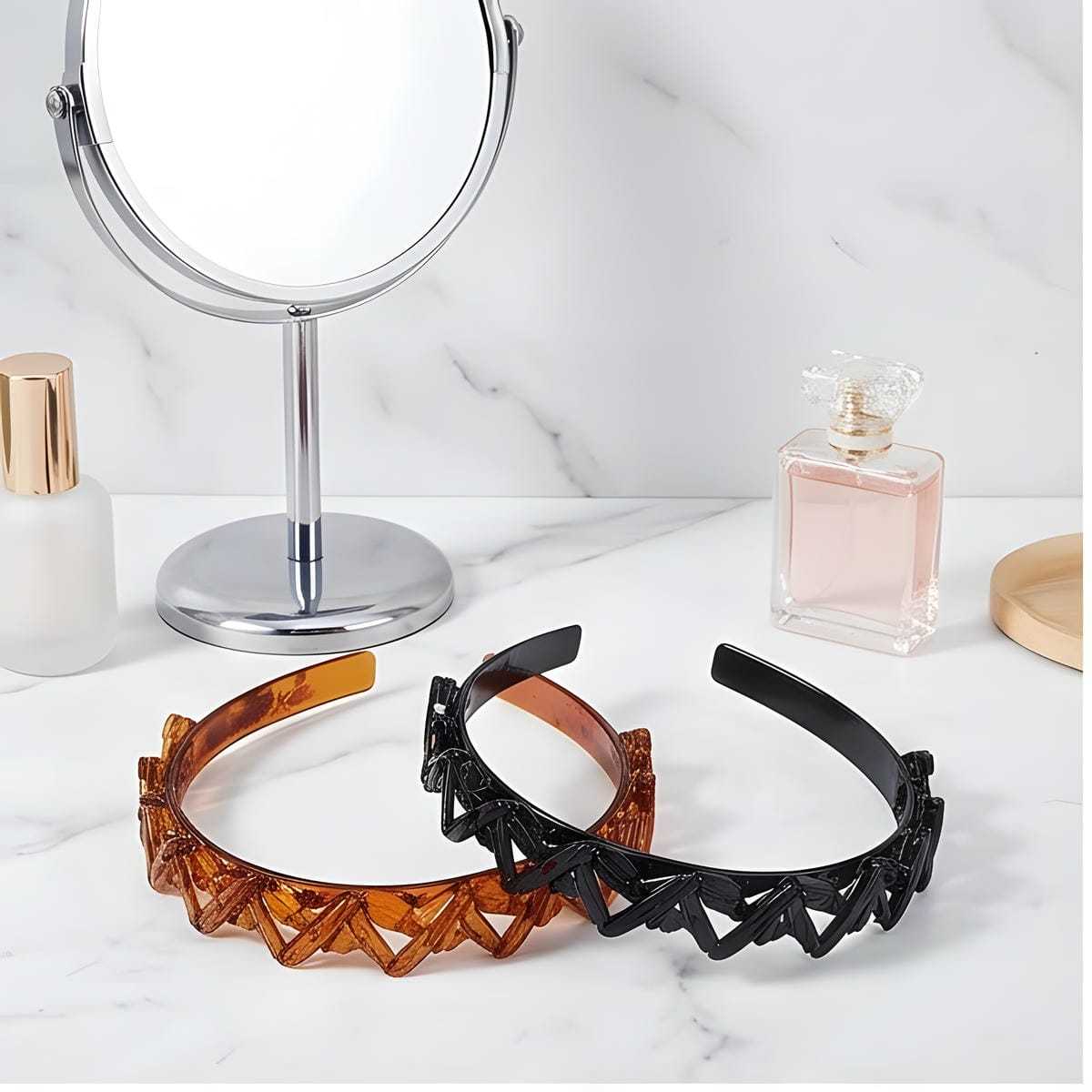 14-Piece Hair Accessory Set - Headbands With Clips And Hair Ties In Various Colors For Women's Party Accessories Set photo 1