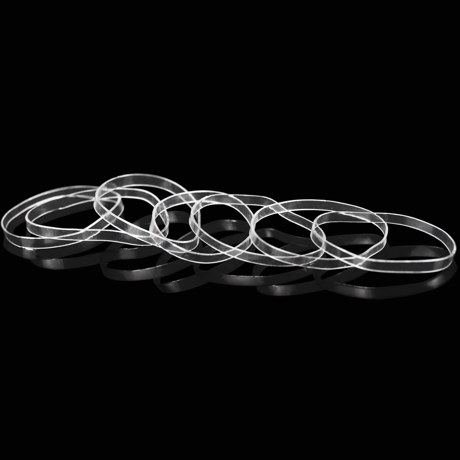 3,000 Clear Elastic Bands – Versatile For The Home, Office, And Organization – Party Supplies photo 4