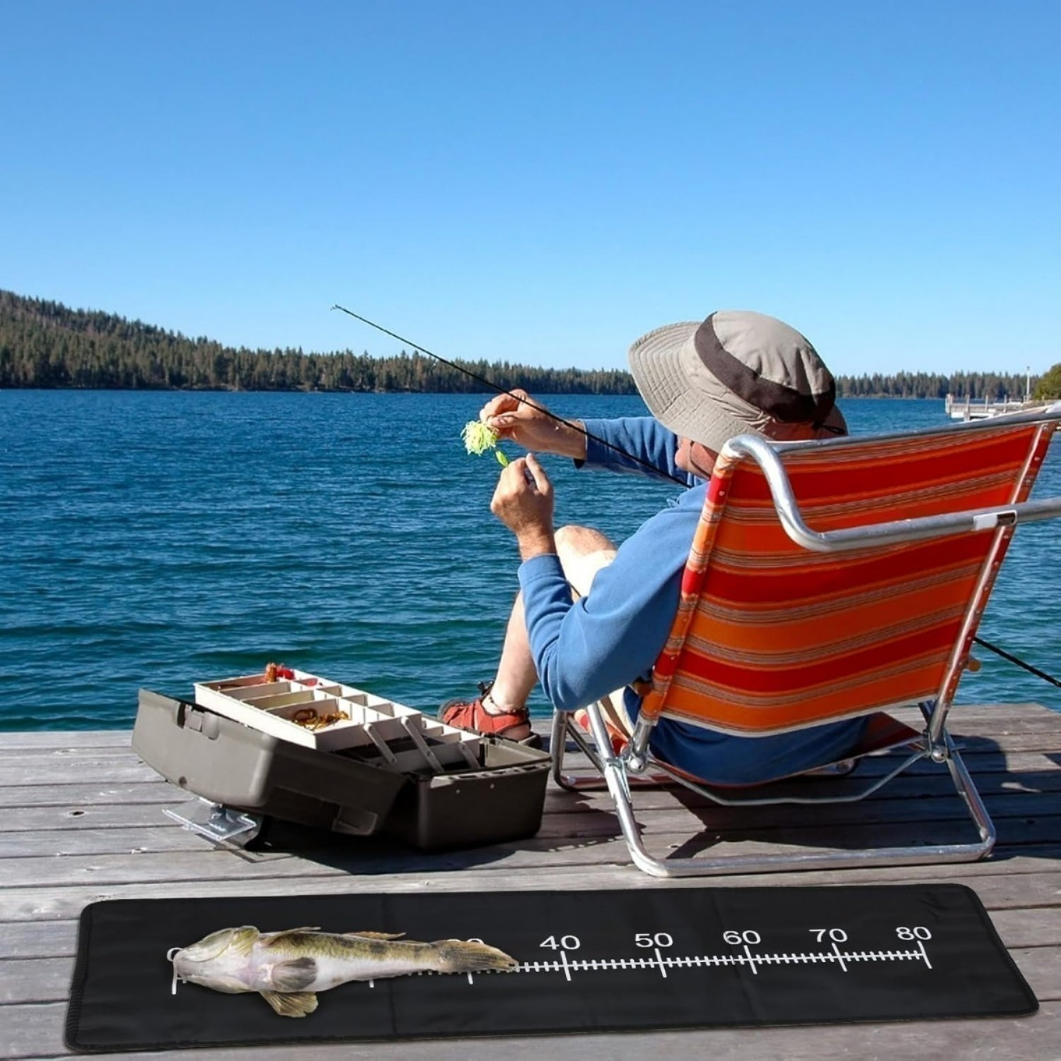 Fishing Spot - Durable Mat For Fishing Gear & Wet Area Party Accessory Set photo 3