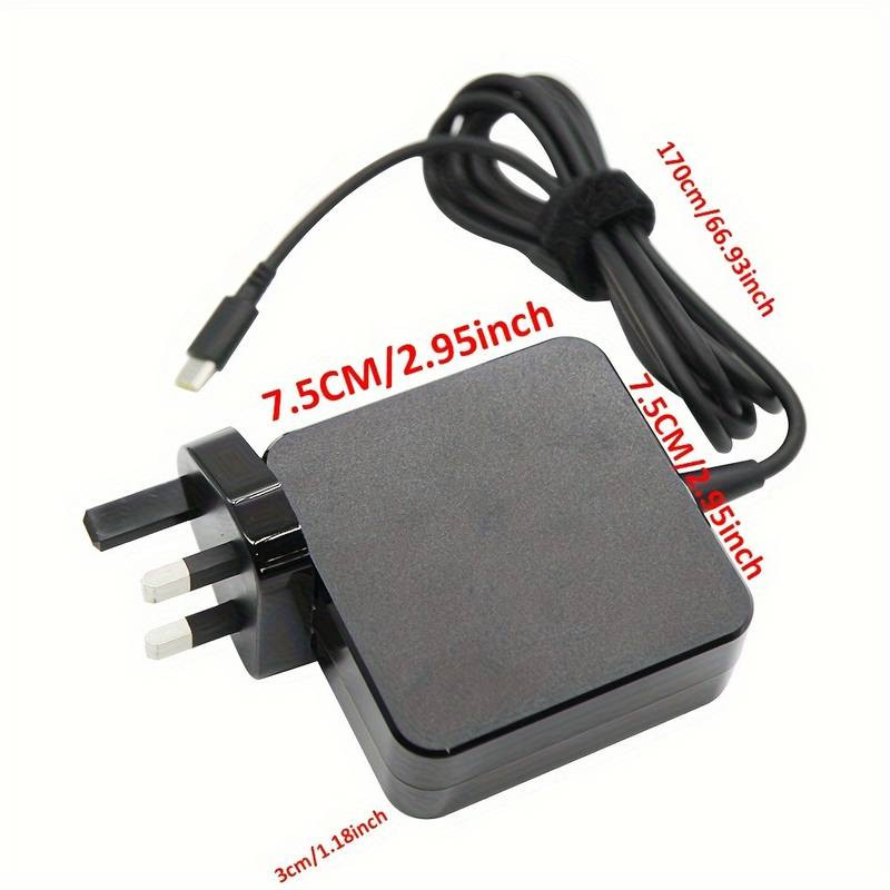 65W USB C Type-C Adapter Charger For DELL, HP, ASUS, Lenovo, Huawei,Acer Laptop photo 6