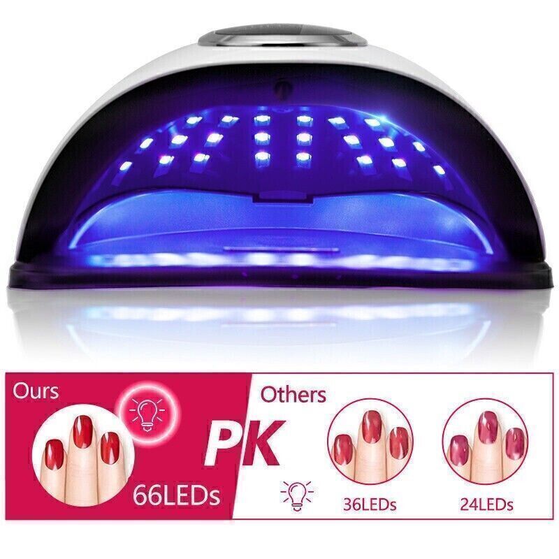 280W UV Nail Lamp Tool 66LED Professional Polish Dryer Gel Acrylic Curing Lights photo 5