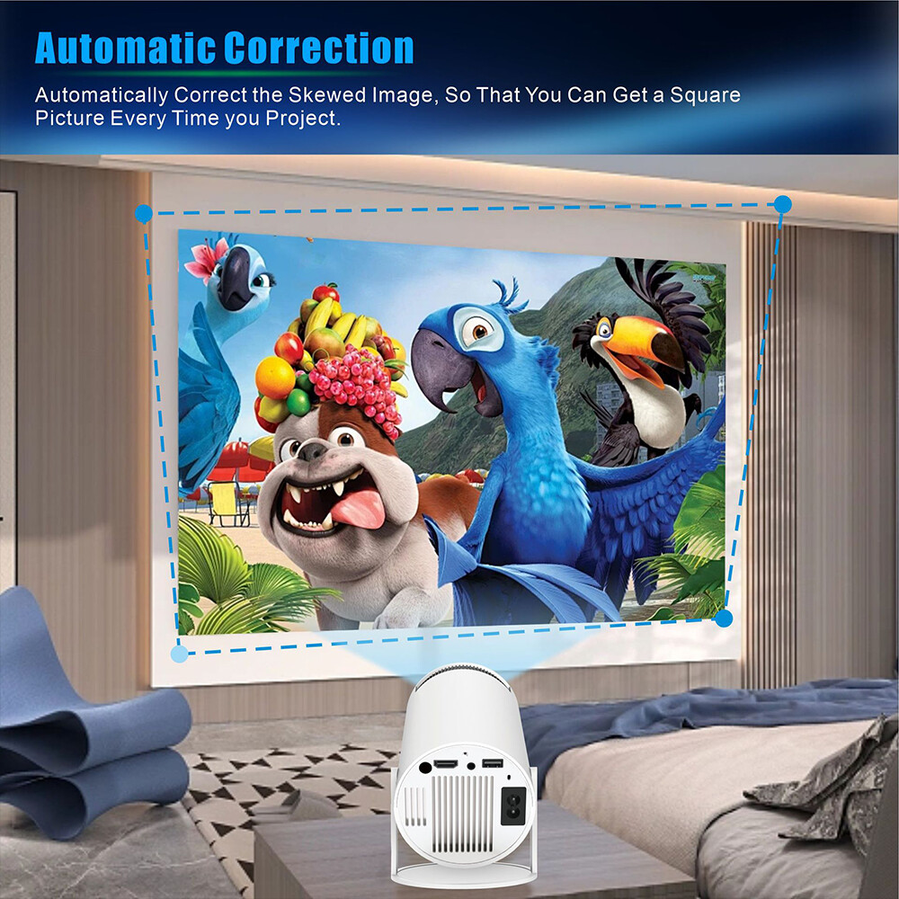 5G 4K Projector Smart HD LED WiFi Bluetooth H DMI USB Android Office Home Theater photo 2