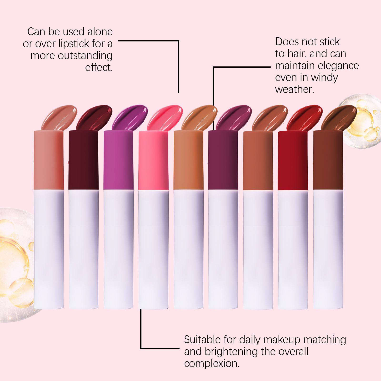 AMZ Tinted Lip Oil, Caramel, 4 g photo 7