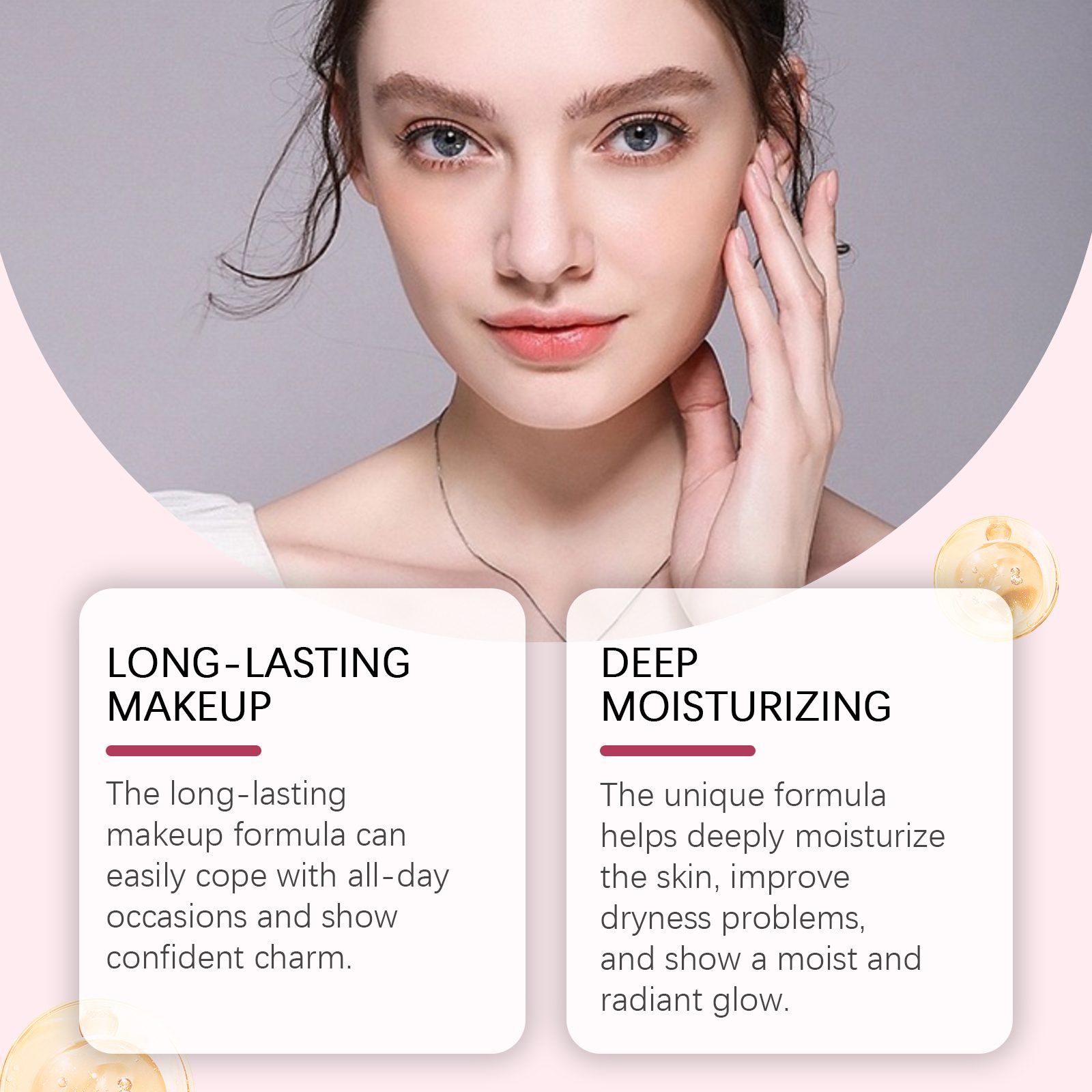 EELHOE Moisturizing Concealer Foundation Cream, Natural, 20 g photo 4