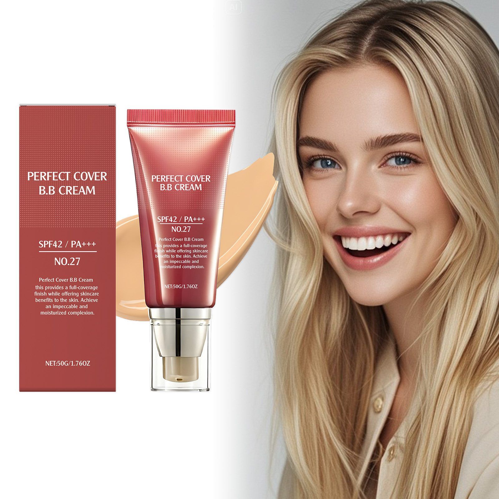 AMZ Concealer BB Cream, Skin Tone, 50 g photo 2
