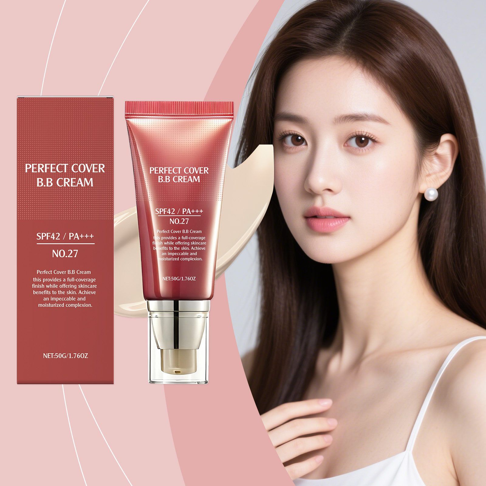 AMZ Soft-Finish Concealing BB Cream, Light, 50 g photo 7