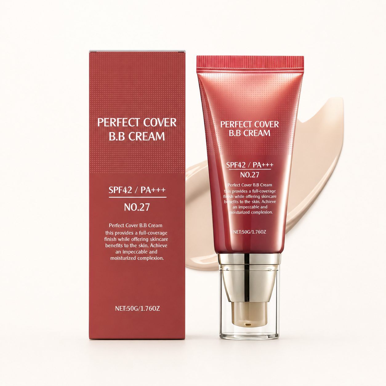 AMZ Soft-Finish Concealing BB Cream, Light, 50 g photo 1
