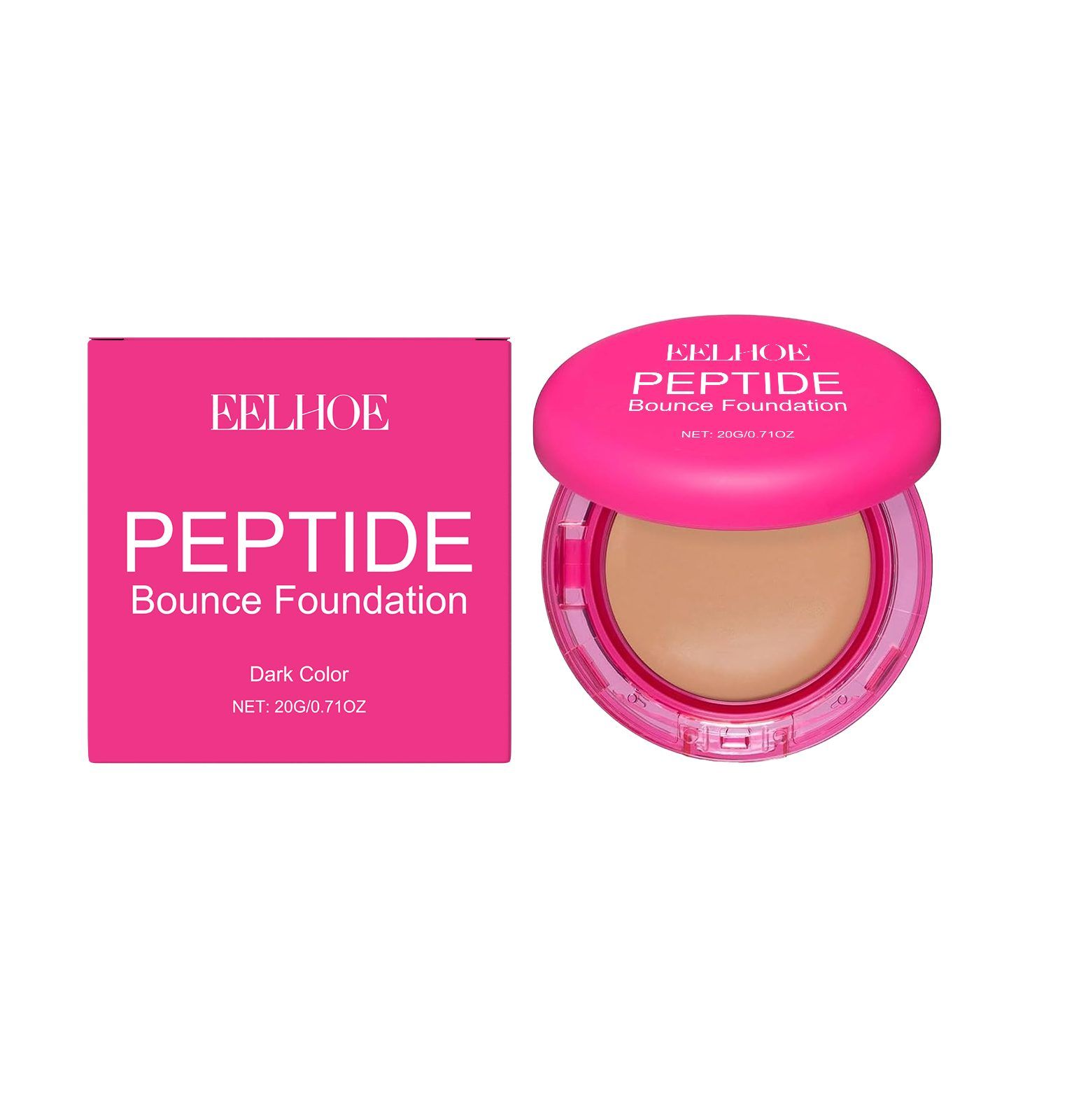 EELHOE Moisturizing Concealer Foundation Cream, Deep, 20 g photo 2