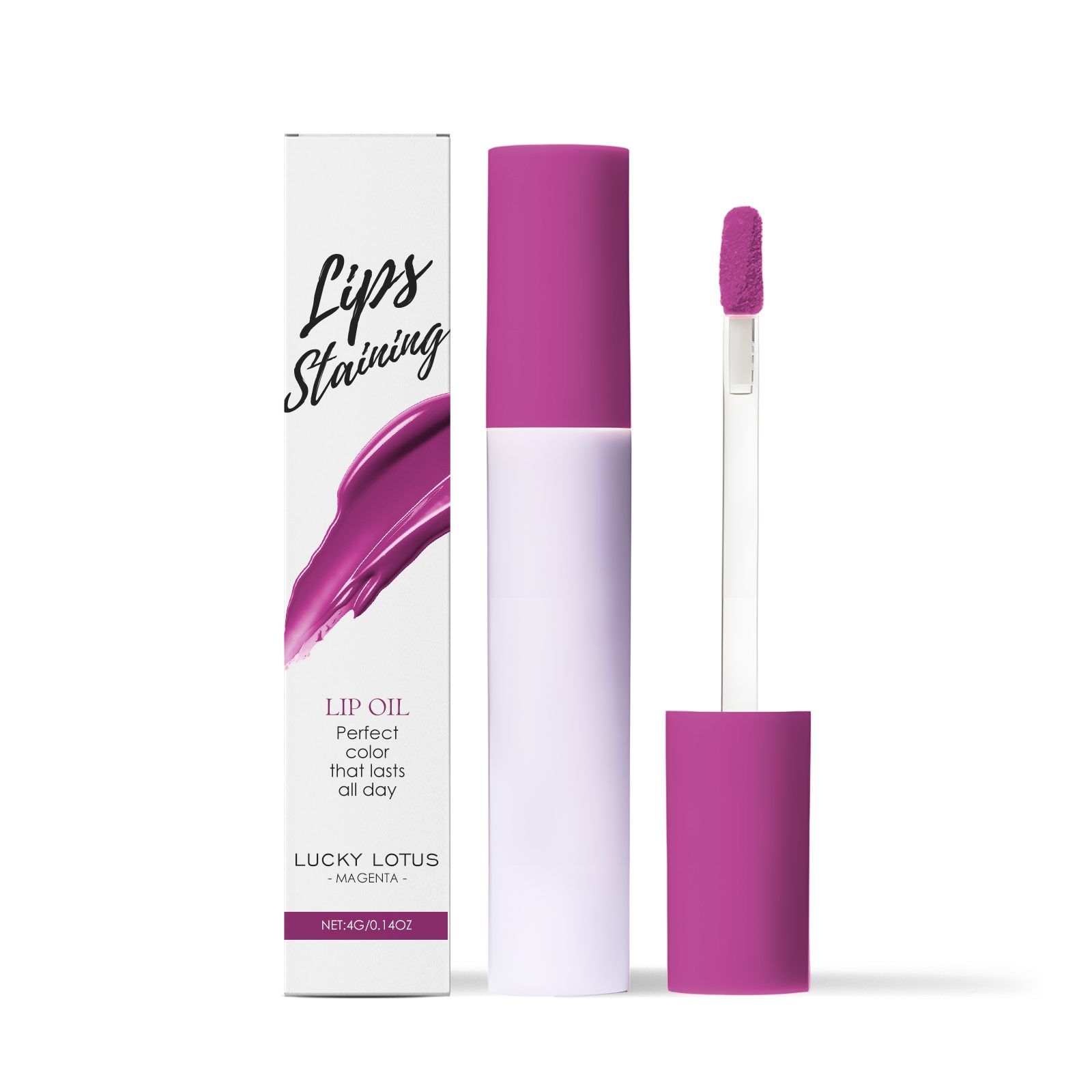 AMZ Tinted Lip Oil, Lucky Lotus, 4 g photo 5