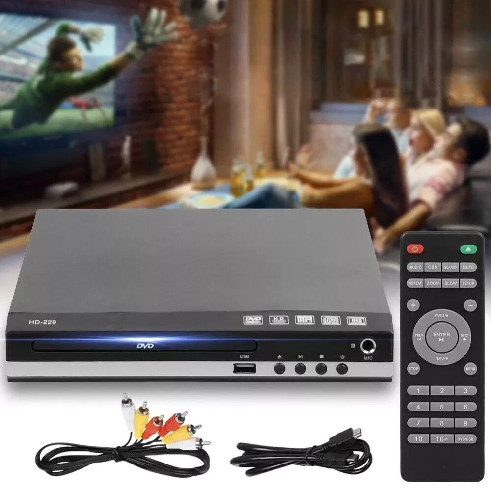 DVD Player Region Free With Remote Control USB Multi Region & HDMI-AV Cable UK photo 5