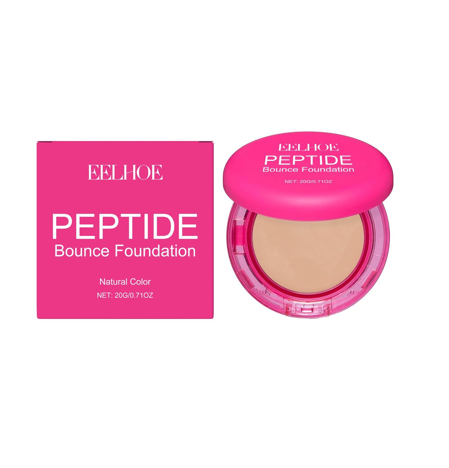 EELHOE Moisturizing Concealer Foundation Cream, Natural, 20 g photo 6