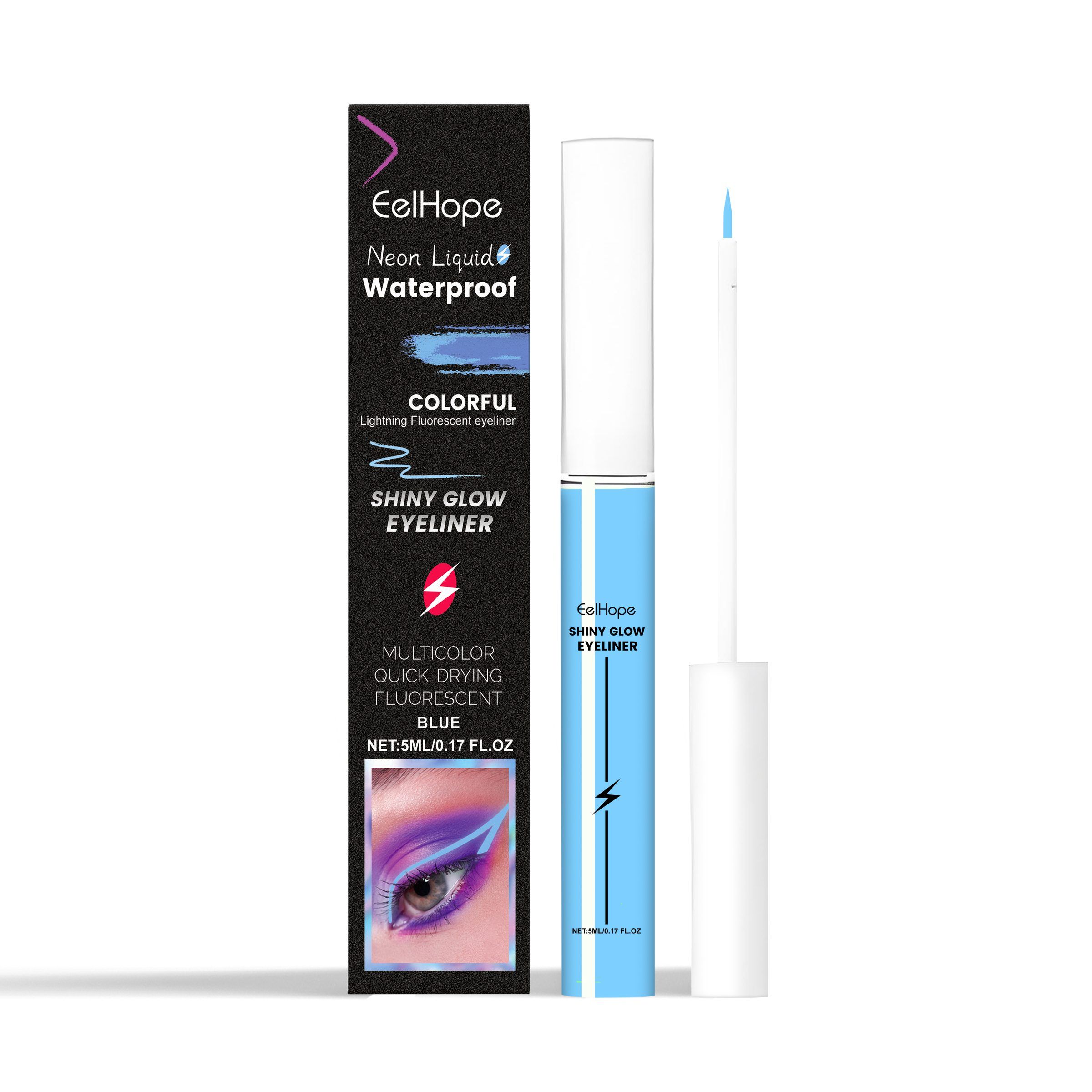 EELHOPE Liquid Eyeliner, Blue, 5 ml photo 2