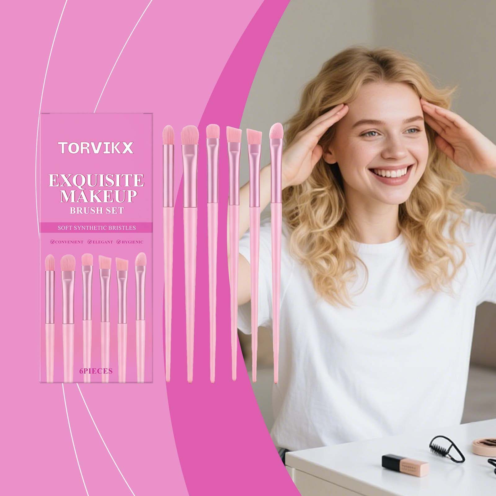TORVIKX 6-Piece Makeup Brush Set, 6 Pieces photo 7