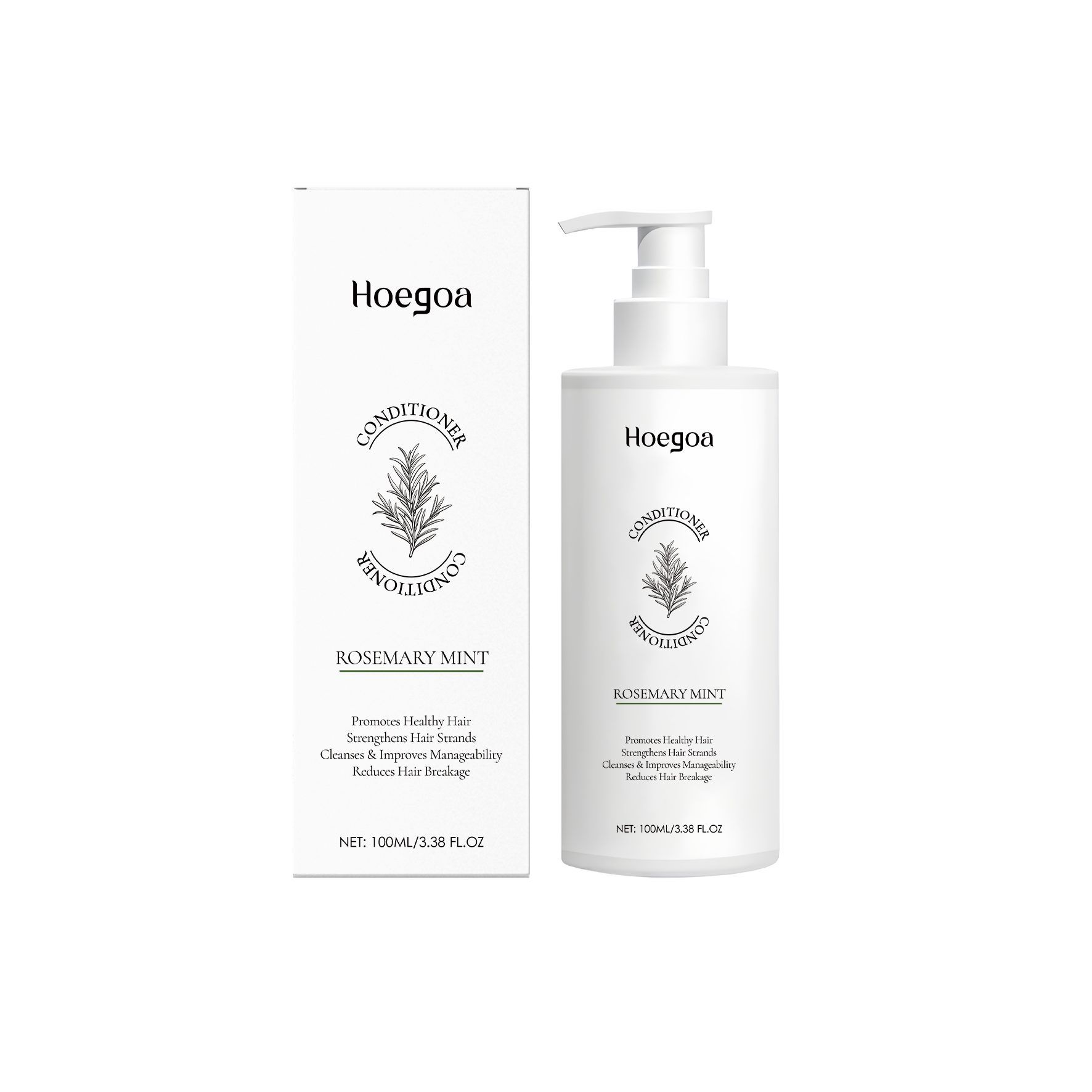 HOEGOA Rosemary Mint Hair Conditioner, 100 ml photo 5