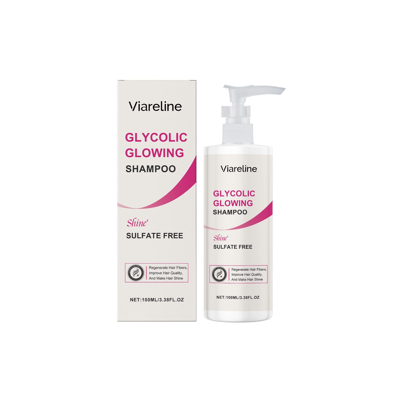 VIARELINE Shine Care Hair Shampoo, 100 ml photo 6