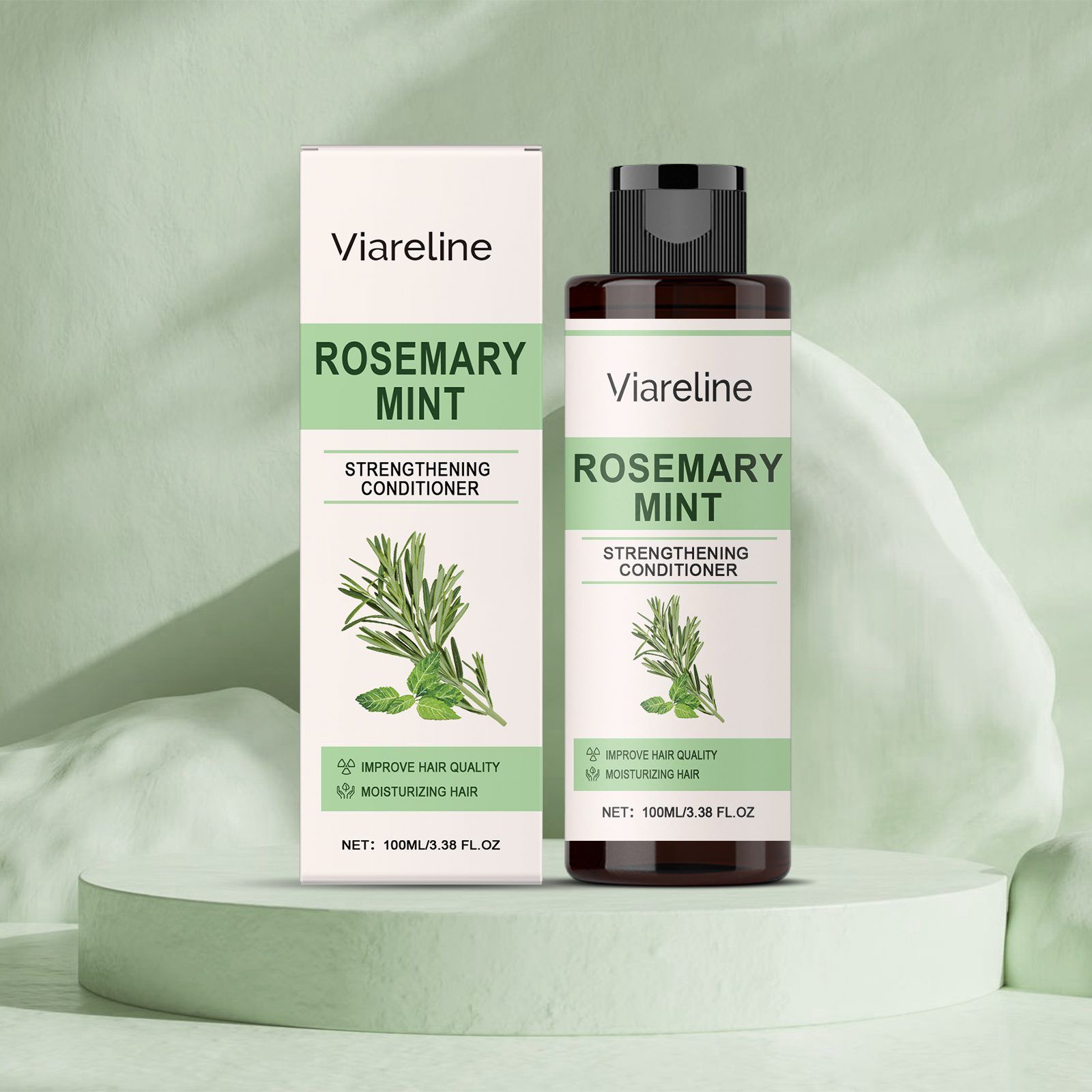 VIARELINE Rosemary Mint Hair Conditioner, 100 ml photo 8