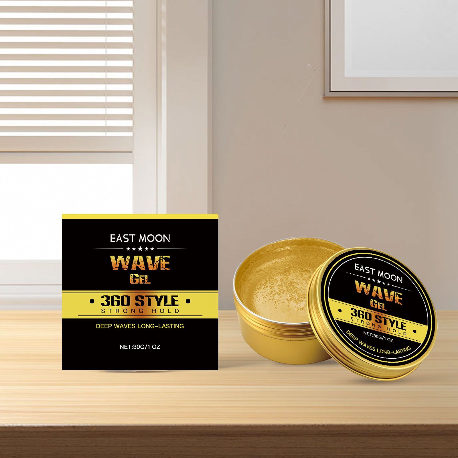EAST MOON Men's Wave Styling Gel, 30 g photo 2