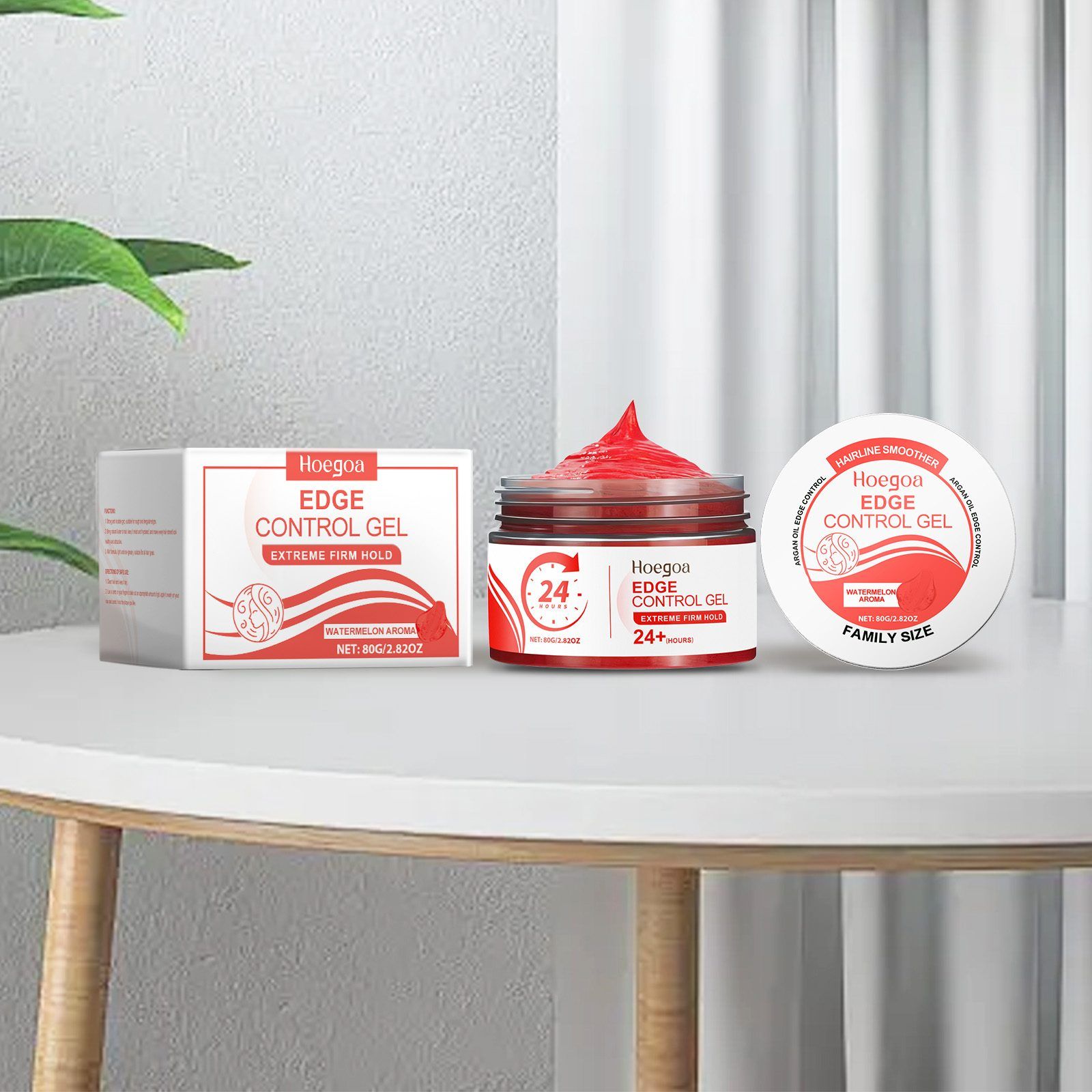HOEGOA Watermelon Aroma Edge Control Gel, 80 g photo 8
