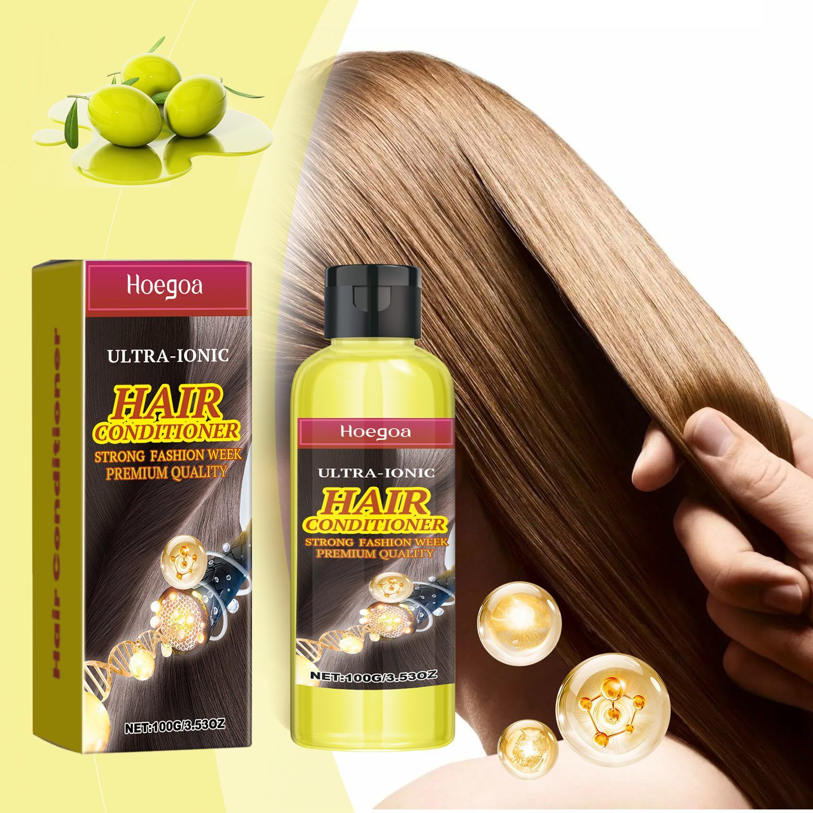 HOEGOA Yellow-Tone Hair Conditioner, 100 g photo 7