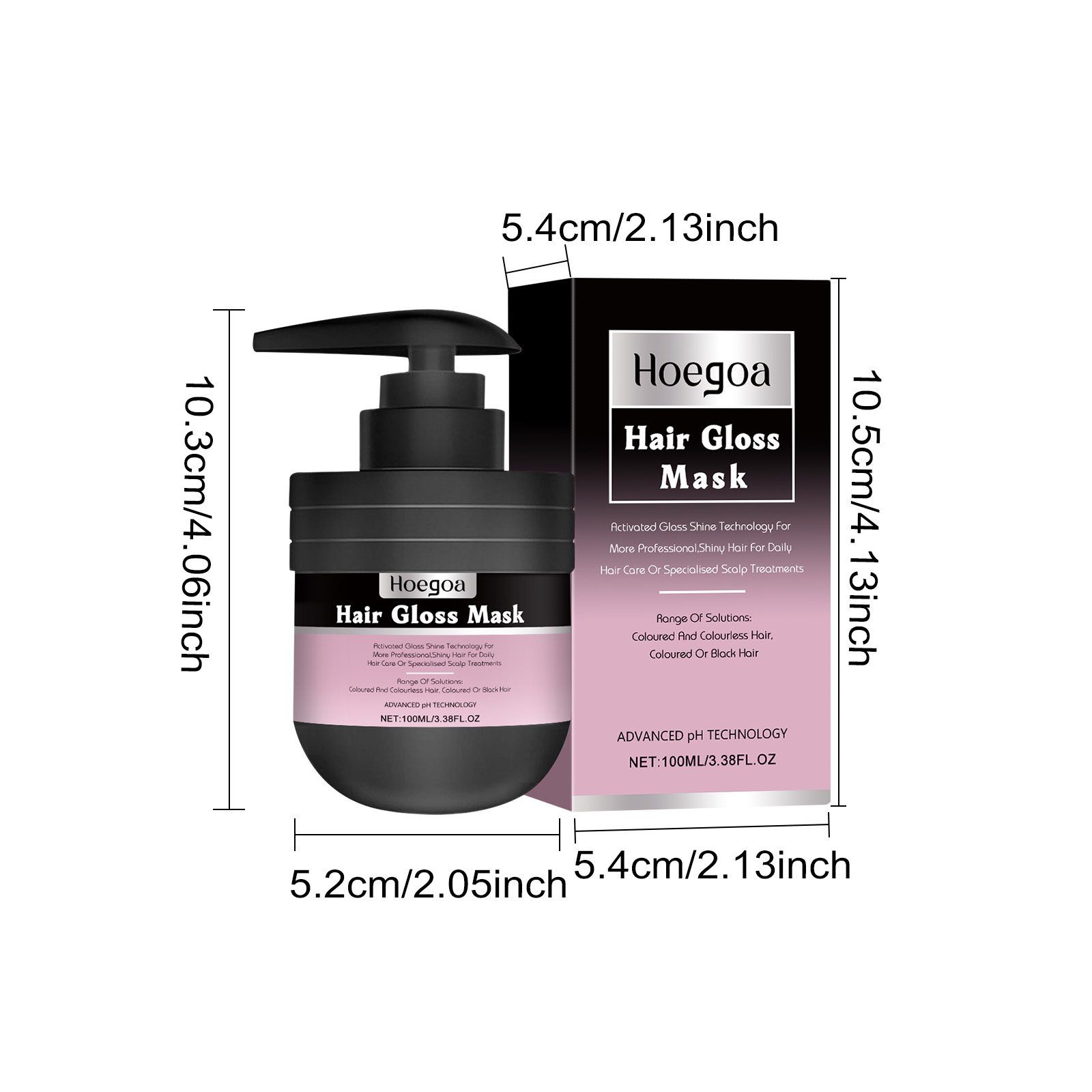 HOEGOA Smoothing Rinse-Off Hair Mask, 100 ml photo 5