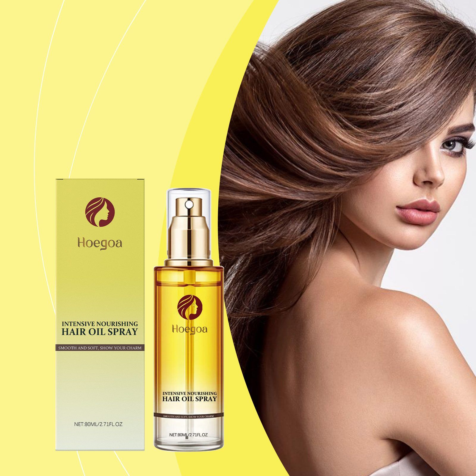 HOEGOA Hair Conditioning Oil Spray, 80 ml photo 2