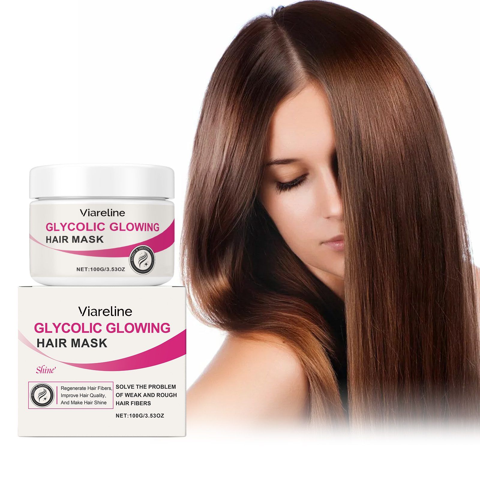 VIARELINE Nourishing Rinse-Off Hair Mask, 100 g photo 3