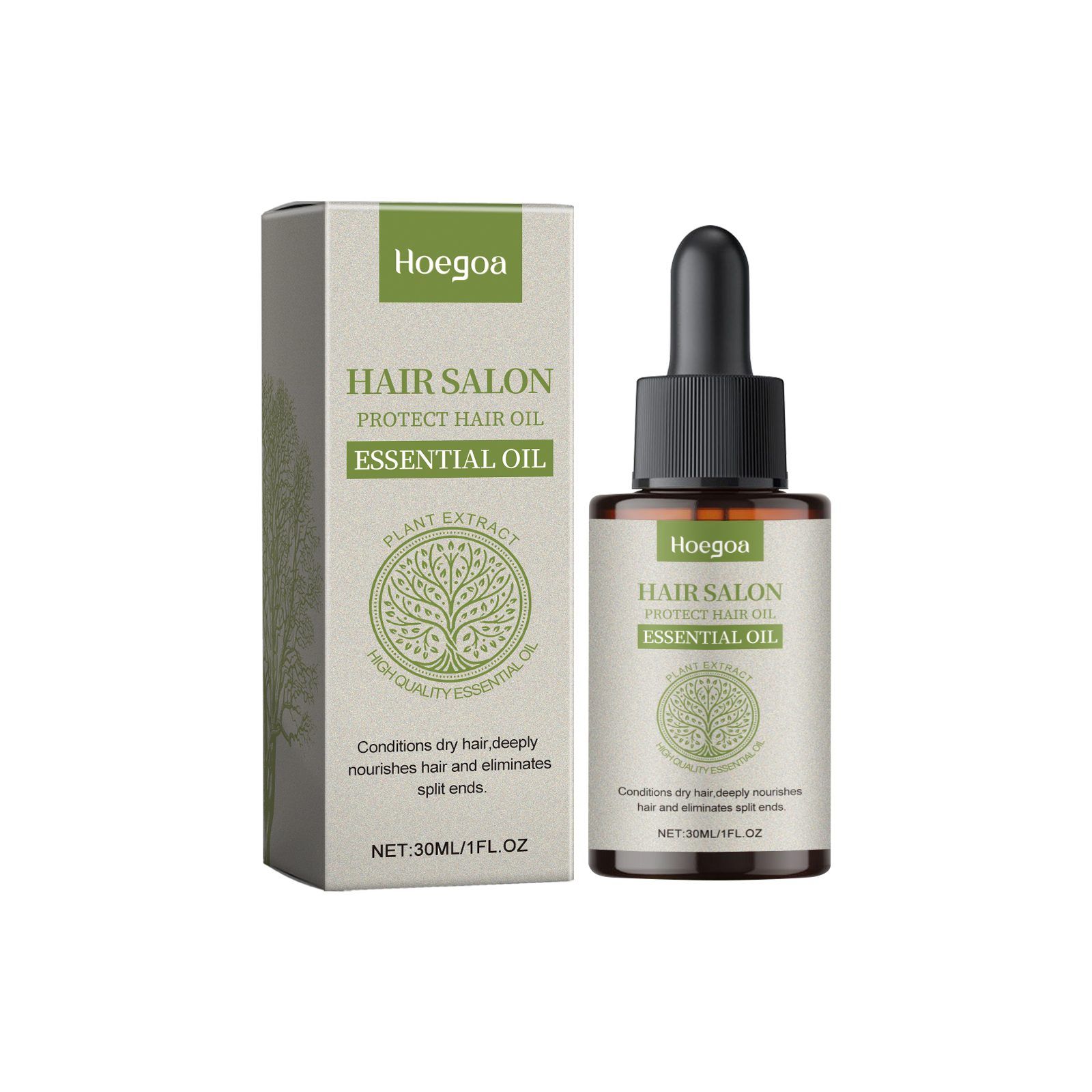 HOEGOA Smoothing Hair Oil, 30 ml photo 1