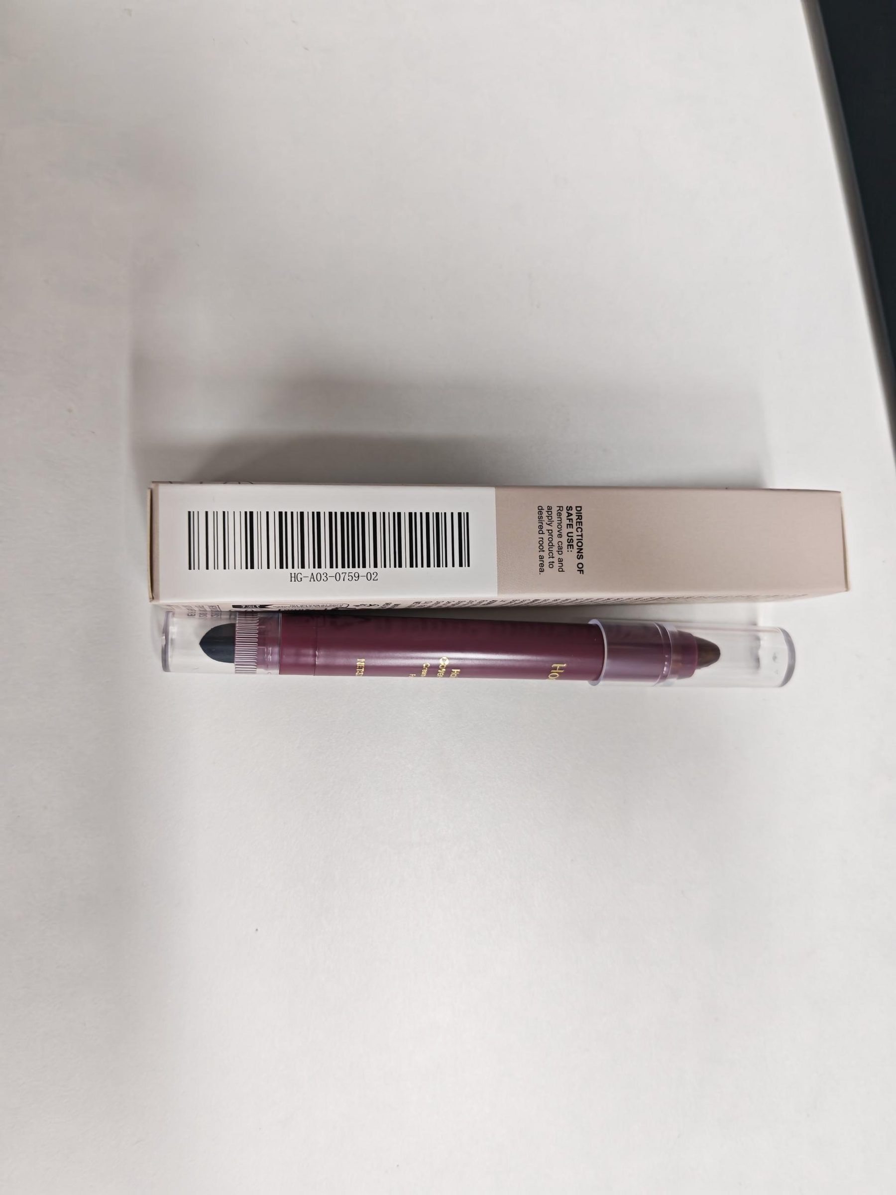 HOEGOA Temporary Dark Brown Hair Color Stick, 3.1 g photo 6