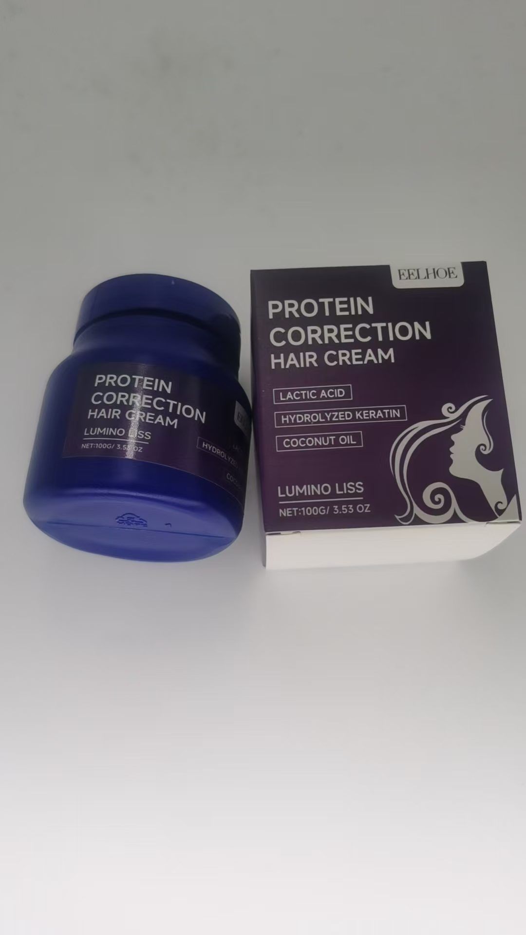 EELHOE Protein Smoothing Hair Cream, 100 g photo 8