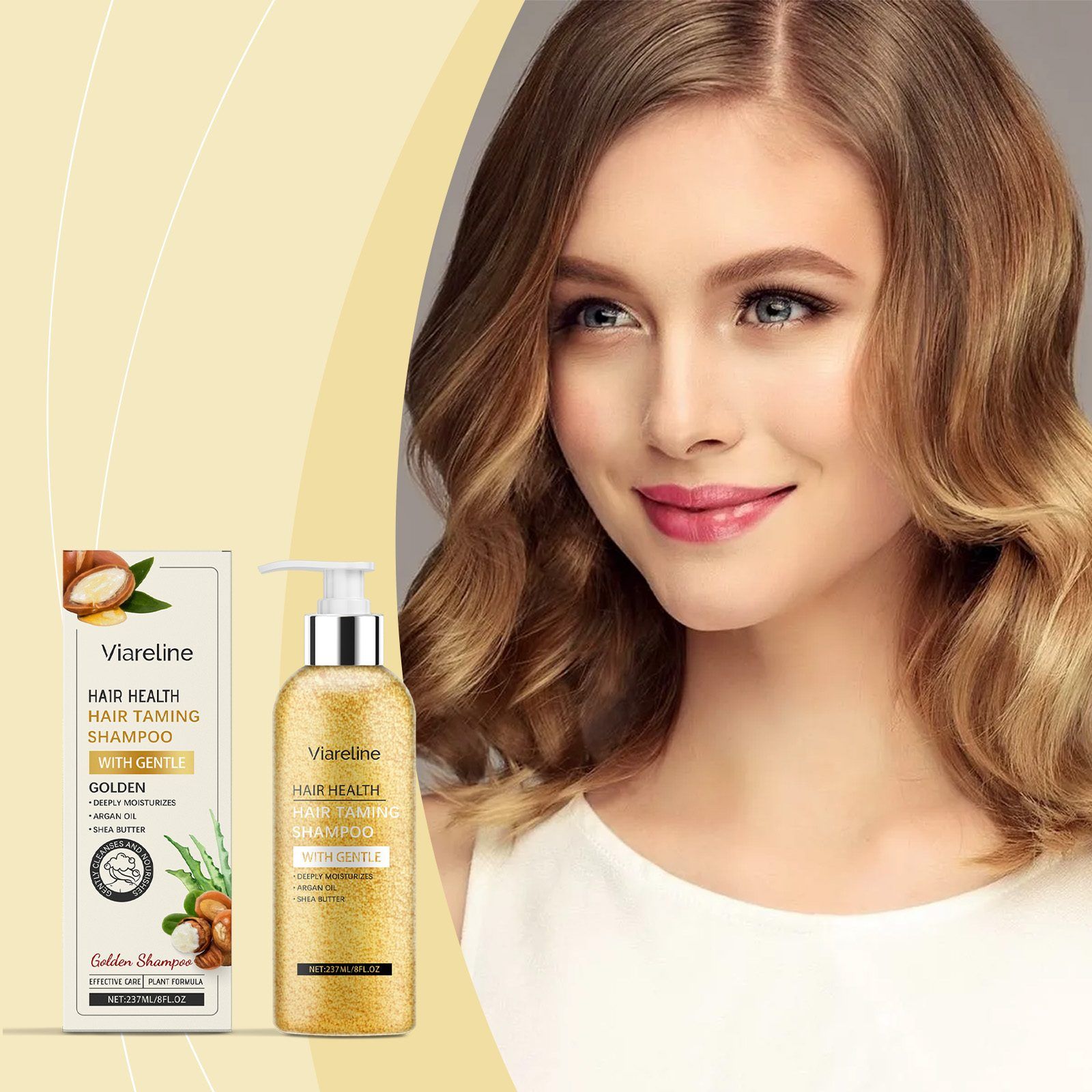 VIARELINE Argan Oil Hair Shampoo, 237 ml photo 5
