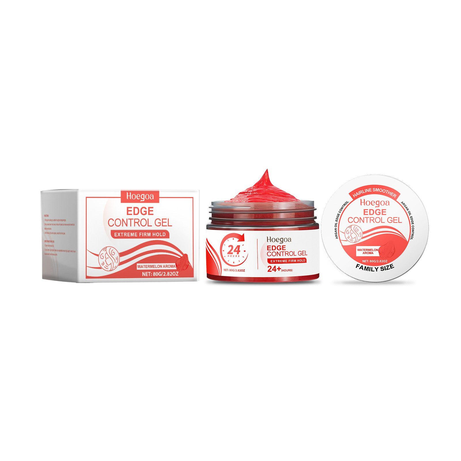 HOEGOA Watermelon Aroma Edge Control Gel, 80 g photo 5