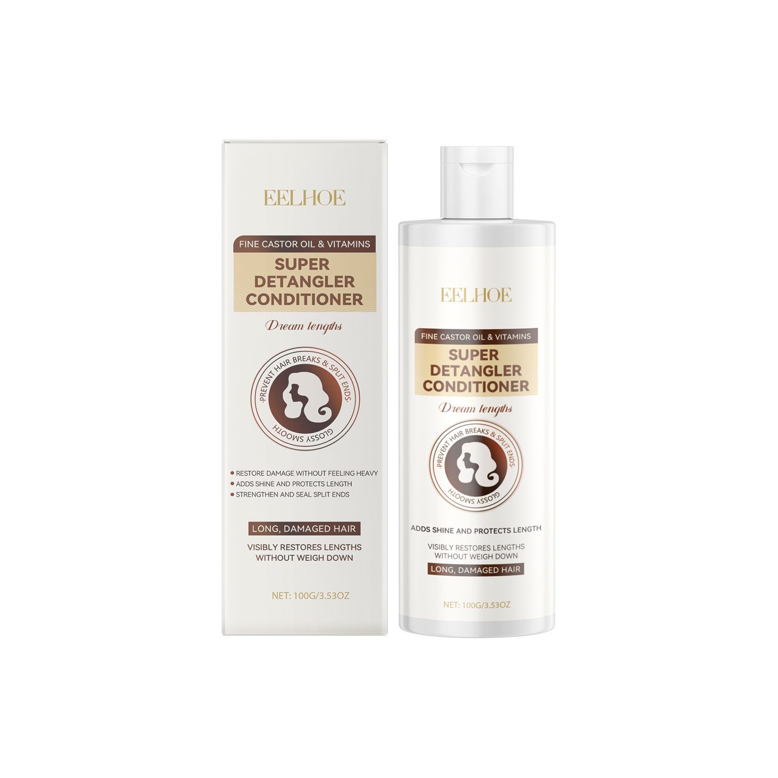 EELHOE Heat-Protect Leave-In Hair Conditioner, 100 g photo 7