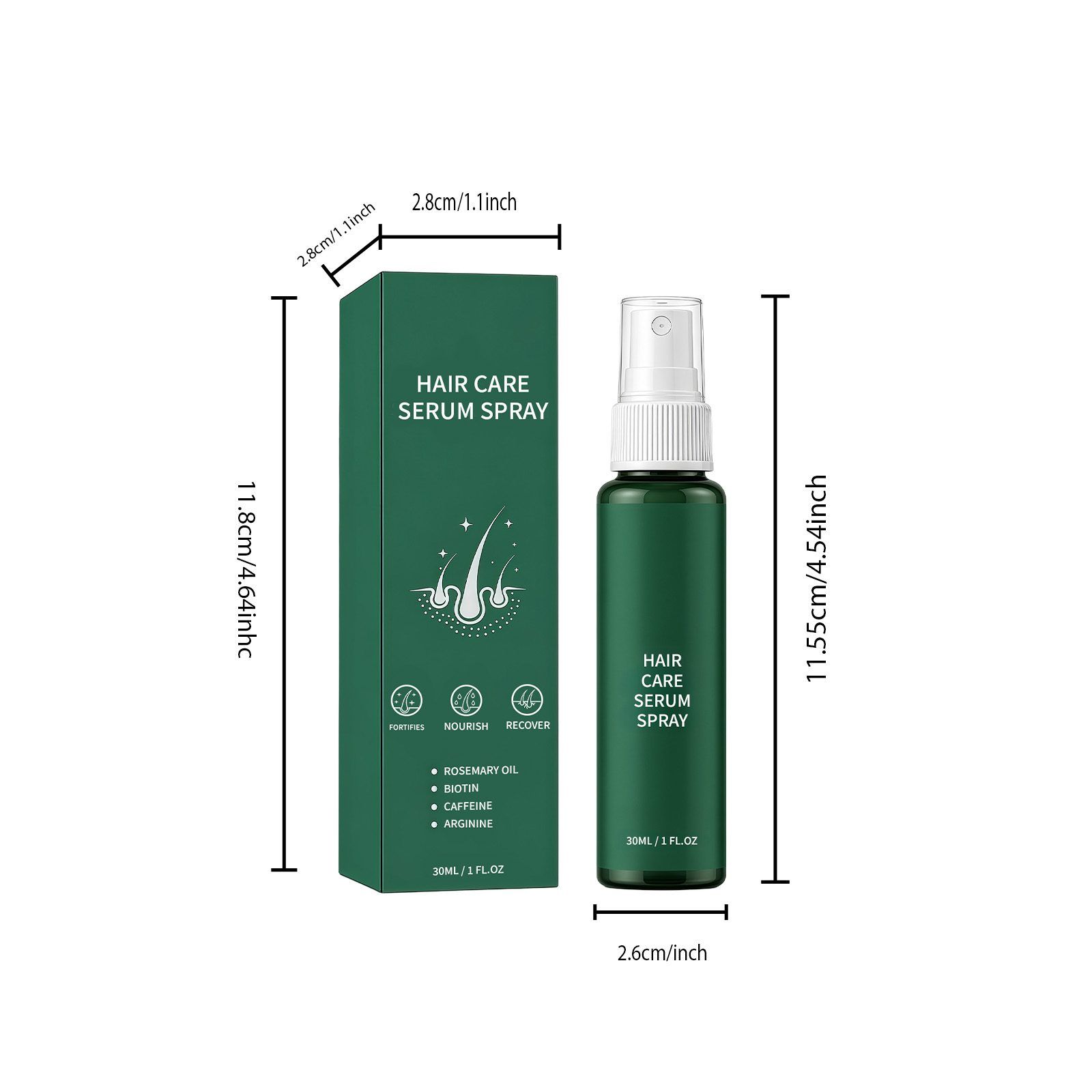 AMZ Leave-In Hair Conditioning Spray 30 ml, 30 ml photo 6