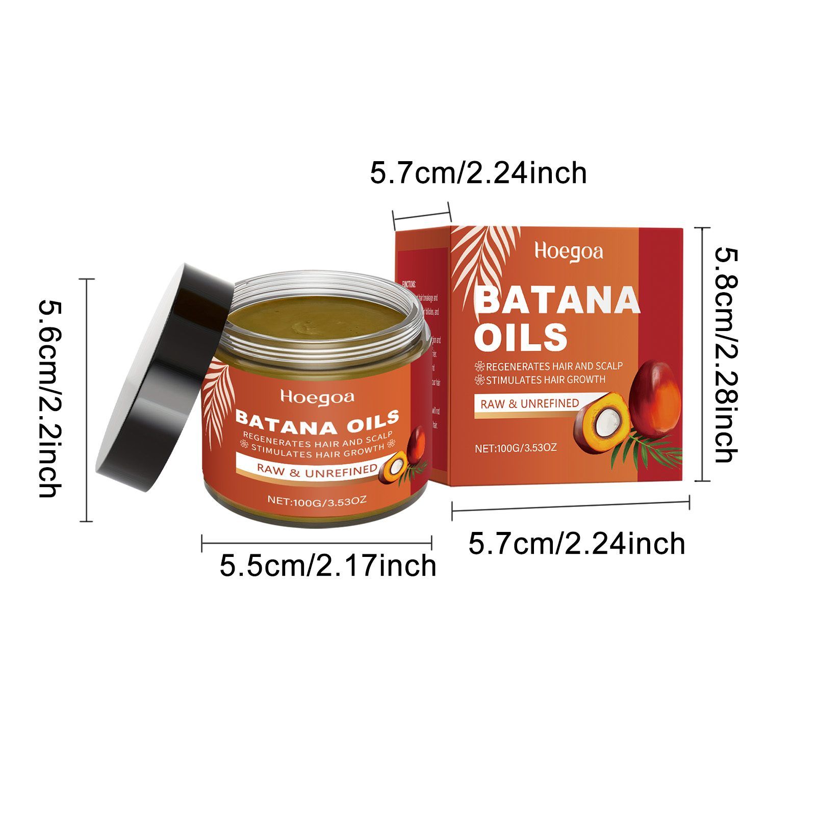 HOEGOA Batana Hair Conditioning Balm, 100 g photo 1