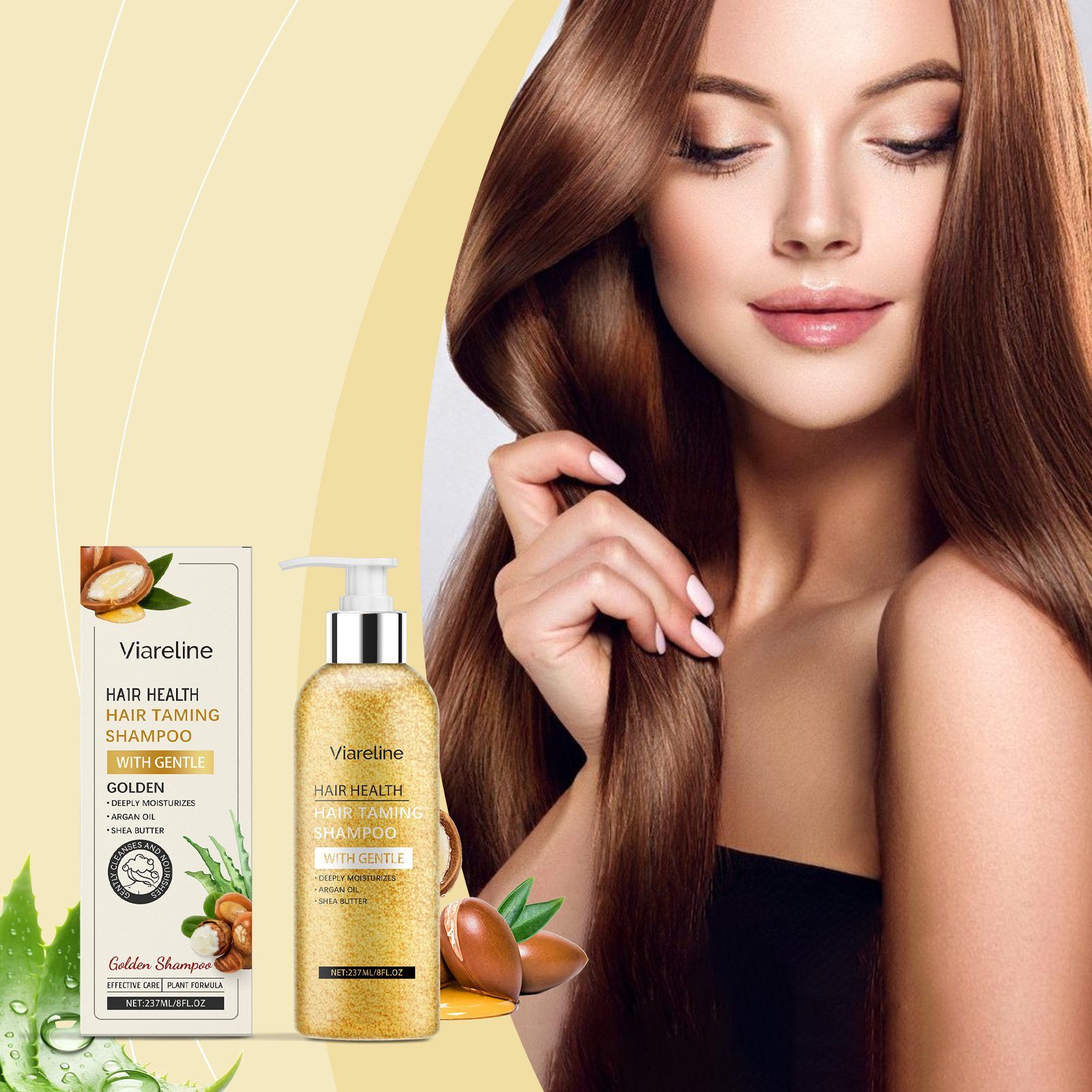 VIARELINE Argan Oil Hair Shampoo, 237 ml photo 8