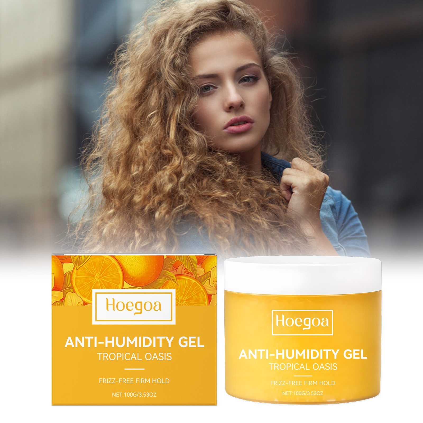 HOEGOA Humidity-Resistant Hair Styling Gel, 100 g photo 6