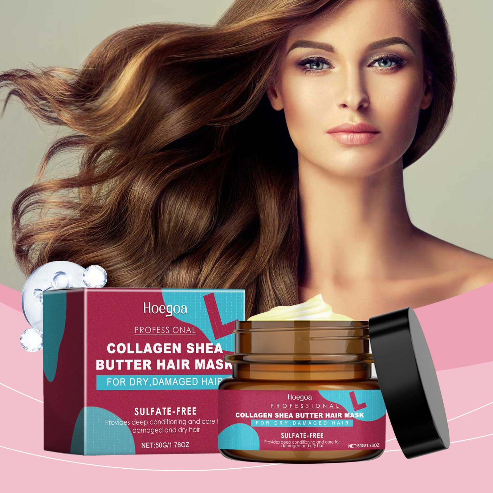 HOEGOA Keratin Hair Conditioning Mask, 50 g photo 4