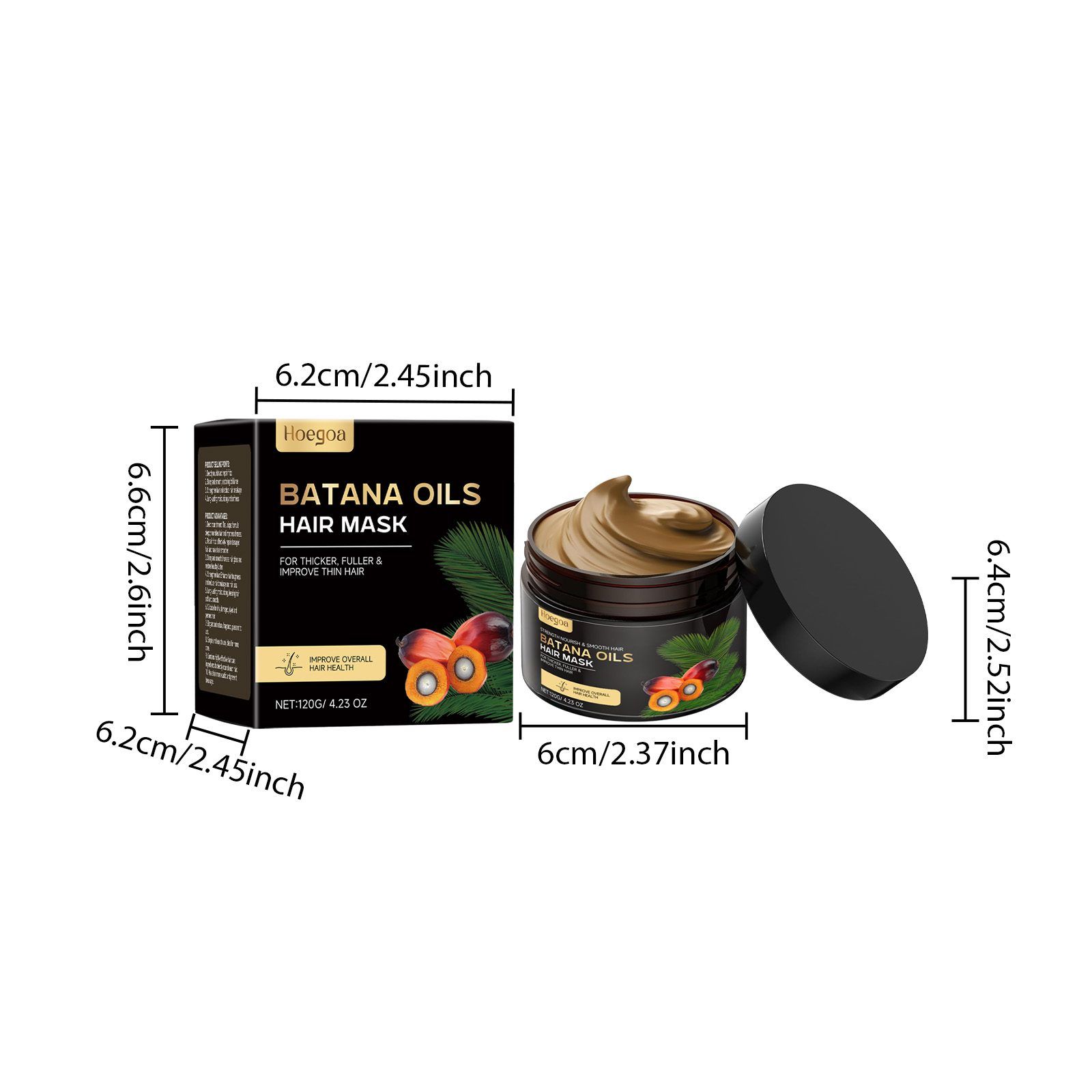 HOEGOA Batana Hair Conditioning Mask, 120 g photo 8