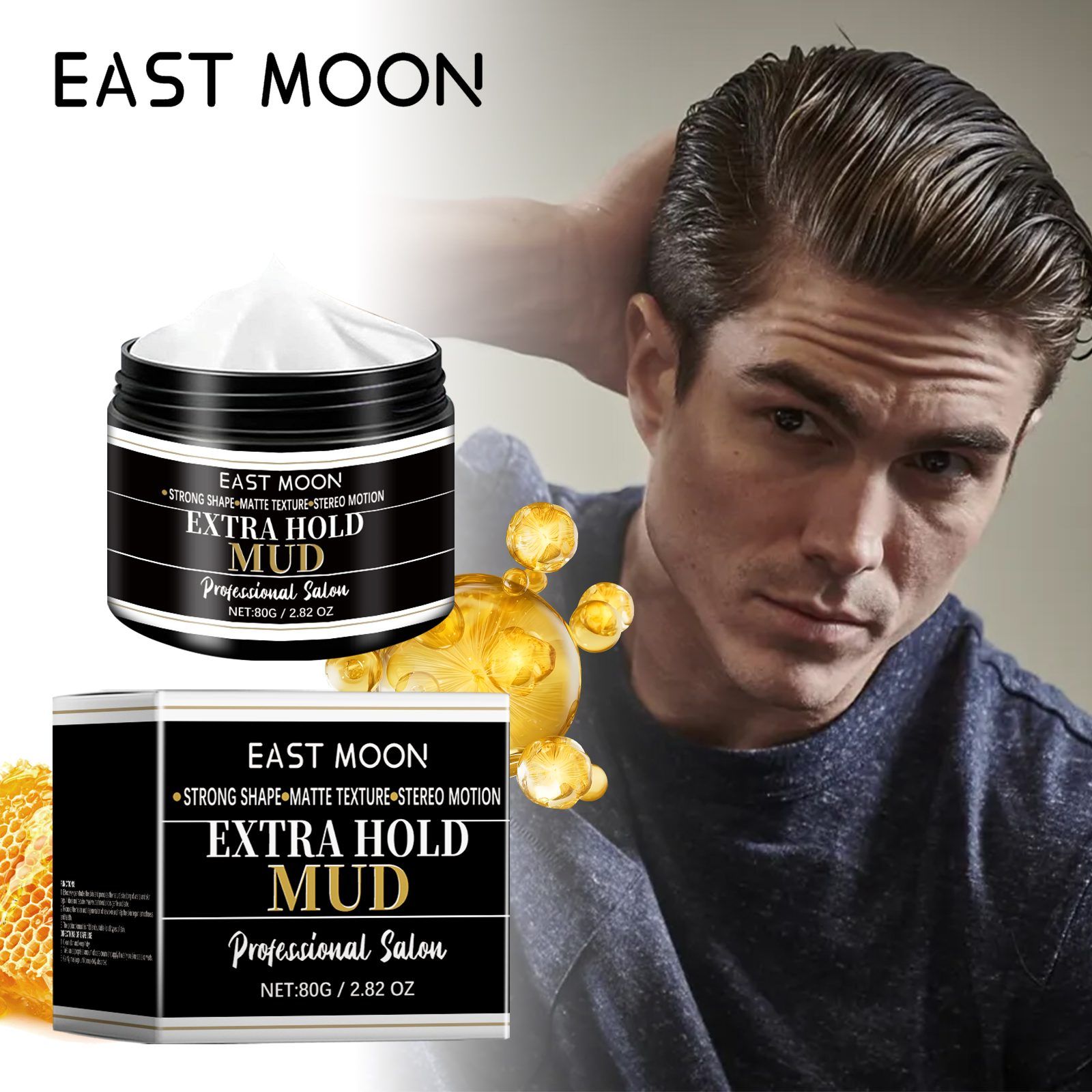 EAST MOON Hair Styling Cream, 80 g photo 5