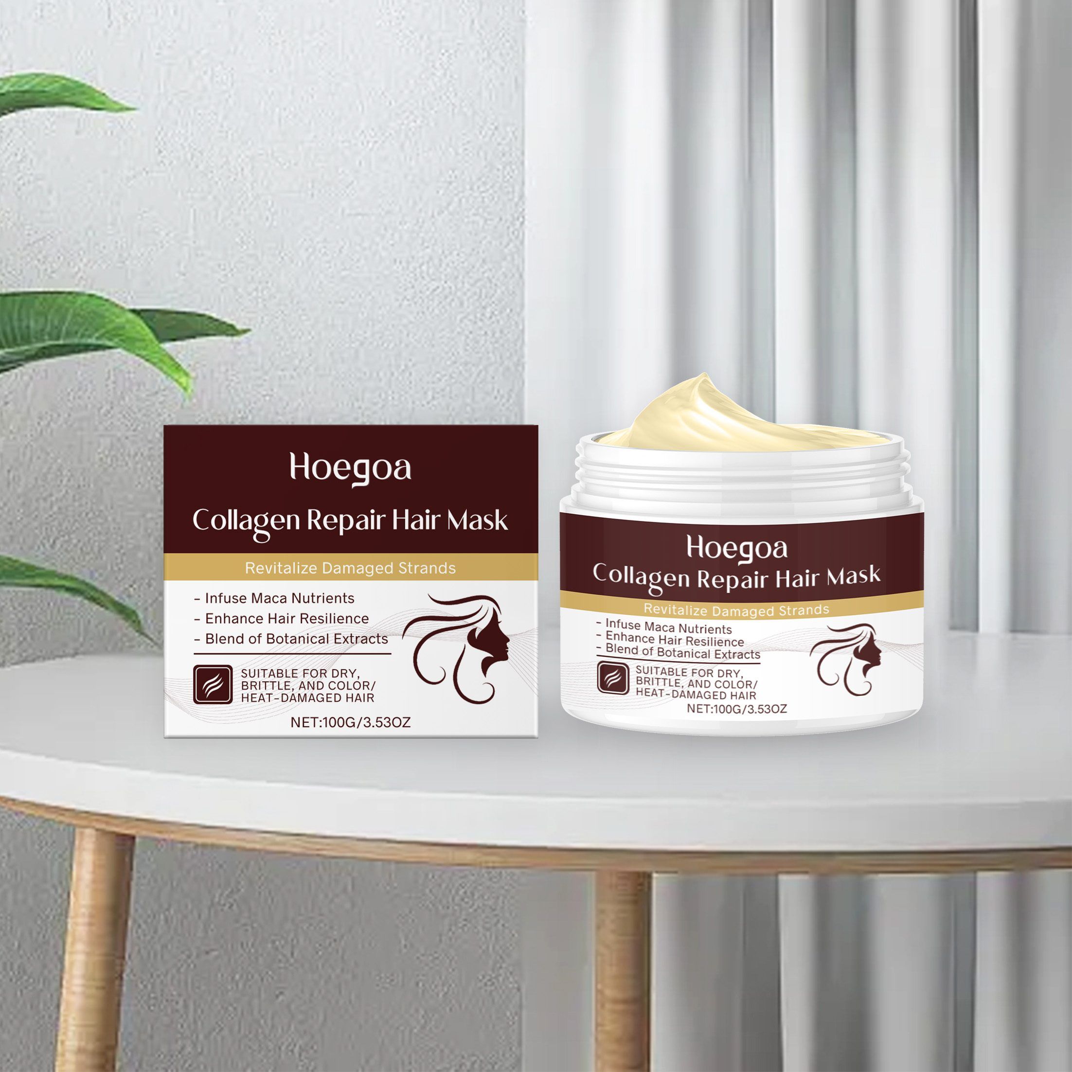 HOEGOA Collagen Hair Conditioner, 100 g photo 6